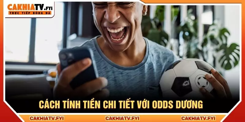 Cách tính tiền chi tiết với odds dương